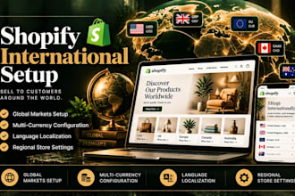 set up shopify markets intentional currencies and localization