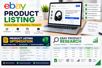 do ebay product listing