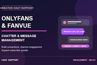 onlyfans and fanvue chatter for fan engagement and sales growth