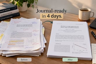 prepare your manuscript for journal submission and cover letter