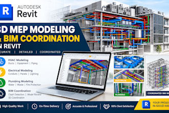 do 3d mep modeling and bim coordination in revit