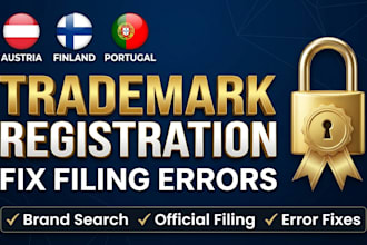 register austria finland portugal trademark fix filing errors opposition renewal