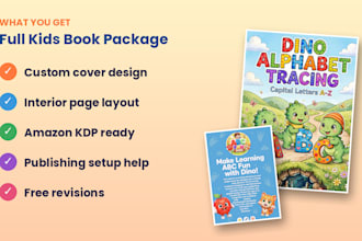 design kids ebook children and abc tracing book