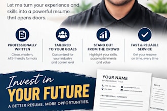 create a professional resume tailored just to you