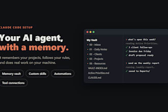 set up your claude code ai agent with persistent memory and skills