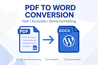 convert PDF to word, retype scanned notes and images to word