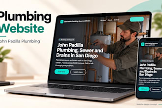 build a website for hvac plumbing and home service businesses