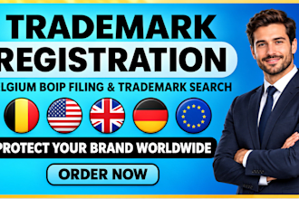 do belgium trademark registration, biop filing, USA UK germany and eu search