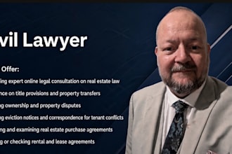 be your property lawyer for leases and real estate