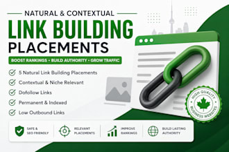 do natural link building for your website SEO