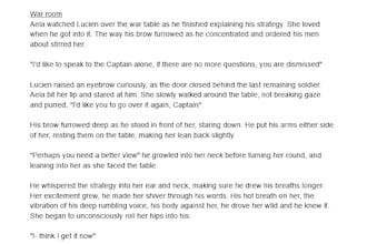 write fanfiction with no ai, nsfw on request