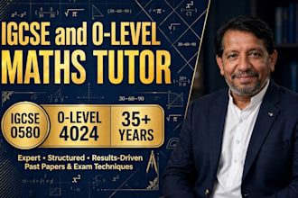 be your online math tutor for igcse, o level, gcse, algebra and trigonometry