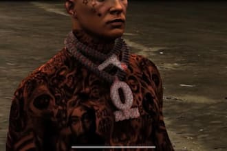 make custom fivem mods, fivem ped, custom face, tattoo, custom clothes, chain