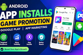 promote your android app, game and get app install