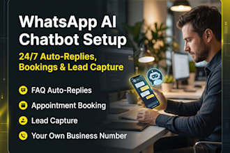 do whatsapp chatbot setup with ai automation for your business