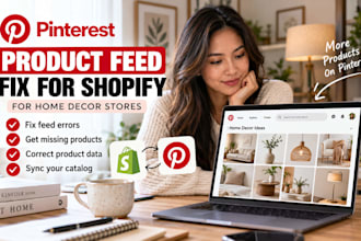 fix pinterest product feed errors for shopify home decor stores