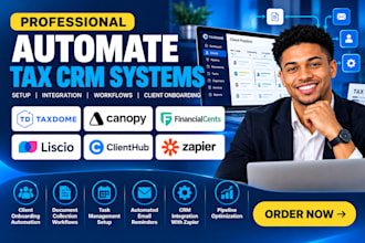 automate taxdome canopy financial cents liscio clienthub CRM zapier intagration