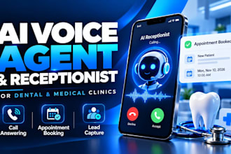 ai voice agent ai receptionist appointment automation for dental medical clinics