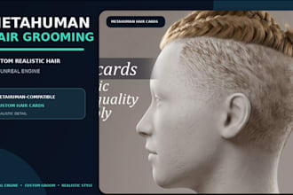 create custom metahuman hair grooming for unreal engine