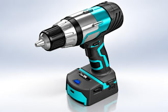 do 3d model industrial product design rendering miniature 3d printable stl file