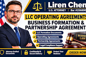 draft single member, multi member llc operating agreement and amendment