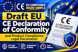 draft eu ce declaration of conformity and product compliance legal documents