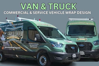 design professional car wrap, van wrap, and vehicle wrap graphics