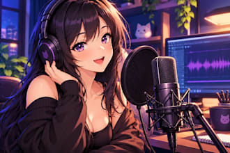 record female nsfw voice over, anime voice acting, asmr and erotic audio