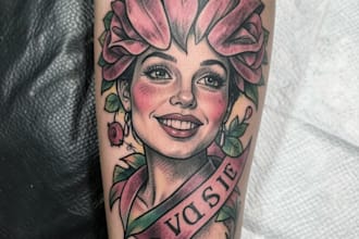 create detailed floral, animal, and geometric tattoo designs