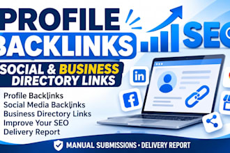 build profile social and business directory backlinks