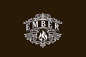 design new restaurant speak bar business logo