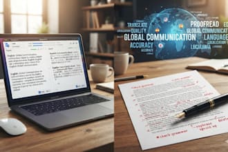 translate and edit book, articles and scripts