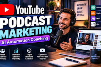 promote ai automation coaching podcasts through youtube podcast marketing