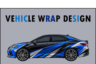 design custom vehicle wrap and car wrap graphics