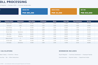 payroll processing employees bookkeeping