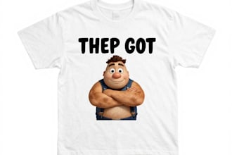 draw a custom funny meme t shirt design