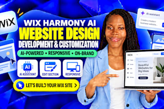 build wix harmony ai aria website wix website design wix velo