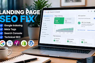 fix landing page SEO errors indexing issues and meta tags