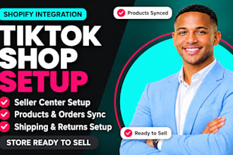 setup tiktok shop, shopify integration and tiktok dropshipping store