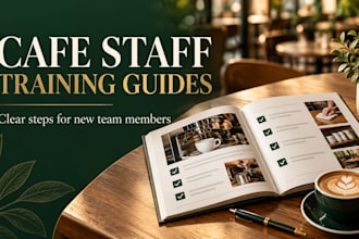 write a practical cafe staff onboarding and training guide