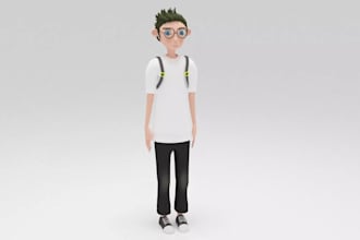 create retro low poly 3d characters for ps1, ps2, n64 and y2k style games
