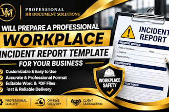 prepare a workplace incident report template