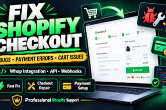 fix shopify checkout errors shopify bug fix payment gateway errors whop checkout