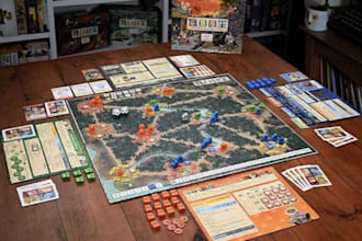 design board games, card games and tabletop games