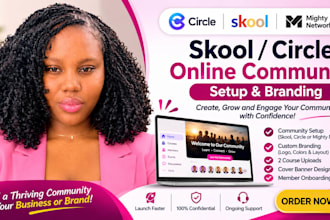 setup skool community circle so online course and ghl integration