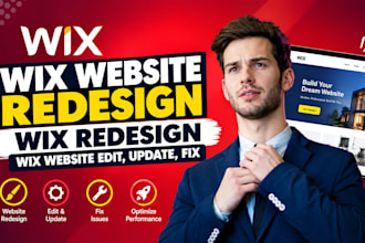 wix website redesign wix redesign wix website edit, update, fix wix website