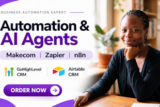 build makecom zapier go highlevel airtable crm and n8n ai automation