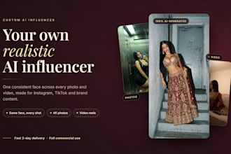 create a realistic ai influencer for social media