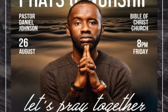 design exceptional church flyer or event flyer