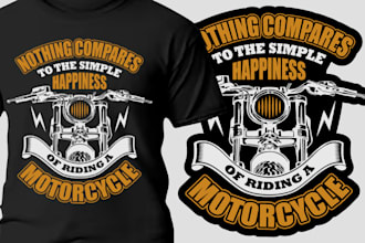 do creative custom t shirt design and t shirt illustration